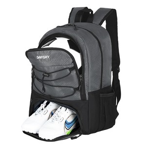 Youth Soccer Backpack - Soccer Bag with Shoes and Ball Compartment, Sports Equipment Bag - 1 of 4