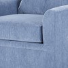 New Classic Furniture, Sylvie Blue Slate Polyester Fabric Accent Swivel Chair - 2 of 2