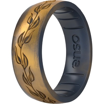 Enso Rings Lord of The Rings Classic Silicone Ring - 9 - Shire Leaf