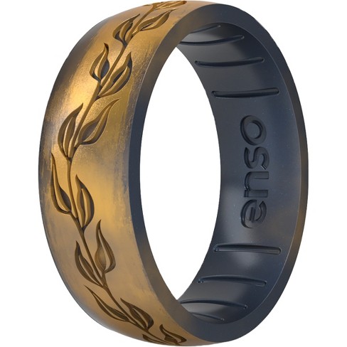 Enso Rings Halo Elements Series Silicone Ring - 9 - Platinum