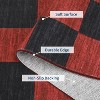 Christmas Checkerboard Area Rugs for Living Room Bedroom Xmas Festival Decorations Rugs Soft Foldable Accent Rug - 4 of 4