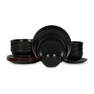 Nebula Vortex Sleek Stoneware Dinnerware Set - 1 of 3