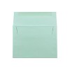 JAM Paper A7 Invitation Envelopes 5.25 x 7.25 Aqua Blue Bulk 250/Box (1523985H) - 2 of 2