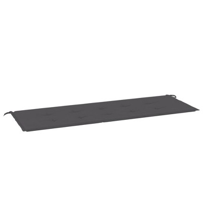 vidaXL Garden Bench Cushion Anthracite 59.1"x19.7"x1.2" Oxford Fabric