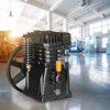 VEVOR Air Compressor Pump Head, 3HP 5.8CFM @ 90PSI, Twin Cylinder Oil Lubricated Air Compressor Piston Pump Head, with Max. 116PSI Pressure,Black - 2 of 4