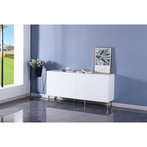 Buffet cabinets, modern style cabinets with 4 doors and shelves, storage cabinets,entrance cabinets for dining and living rooms - 1 of 4
