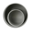 Gray Metal Set of 2 Planters - Foreside Home & Garden - 3 of 4