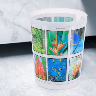 Evideco French Home Goods Waste Basket – 1.2 Gal / 4.5L