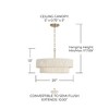Capital Lighting Delaney 4 - Light Pendant in  Matte Brass - 4 of 4