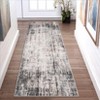 Coucheta Machine Washable Vintage Rug, Non-Slip&Stain-Resistant, Low Pile Carpet for Living & Dining Room, Bedroom, Hallway &Office - 2 of 4