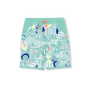 Lands' End Kids Stretch Hydroliner Sport Swim Trunk - 1 of 2