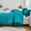BAGOKIE 3 Pieces Boho Tassel Bed in a Bag Comforter Set - 3 of 4