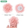 Unique Bargains Mesh Fabric Full Chiffon Flowers for DIY 12 Pcs - 3 of 4