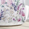 Bloomstruck Shower Curtain - Allure Home Creations: Botanical Microfiber, Machine Washable, No Accessories Included - 4 of 4