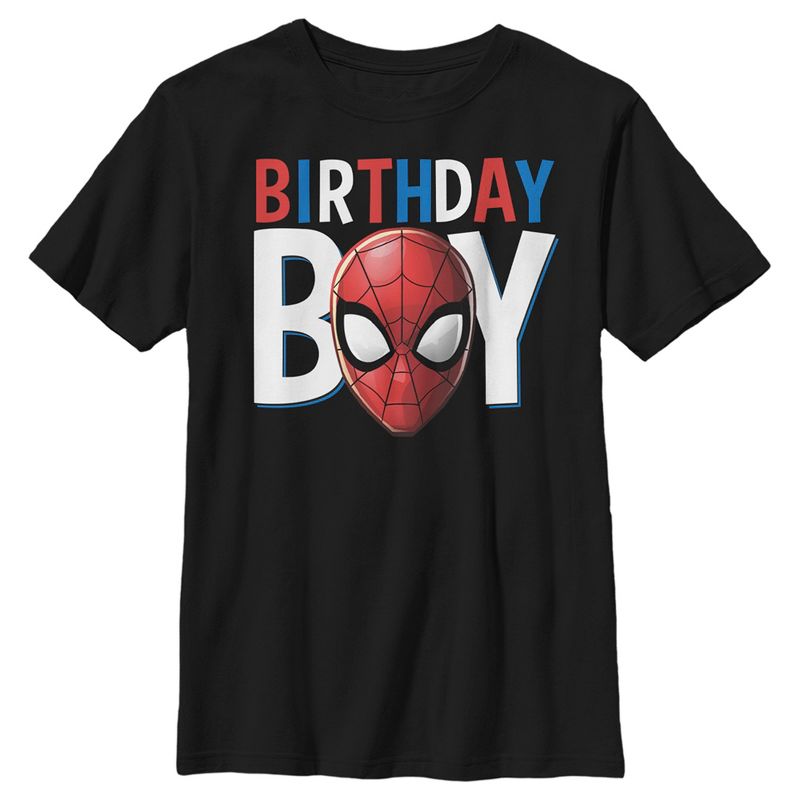 Boy's Spider-Man Classic Birthday Boy T-Shirt, 1 of 6
