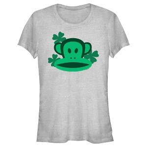 Junior's Women Paul Frank St. Patrick's Day Julius Face T-Shirt - 1 of 4