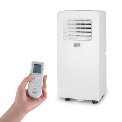 Black+decker 8,000 Btu (sacc/cec) Portable Air Conditioner With Remote  Control, Bpp08wtb, White : Target