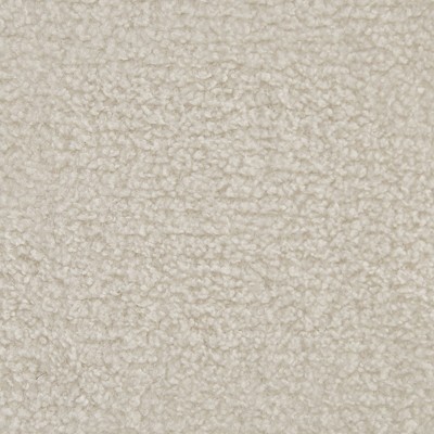 Cream Faux Shearling Upholstered Contemporary Bench