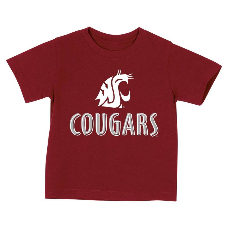 NCAA Washington State Cougars Toddler Boys&#39; T-Shirt, 2 of 4