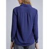 Jones New York Long Sleeve Collared Popover Blouse - 3 of 3
