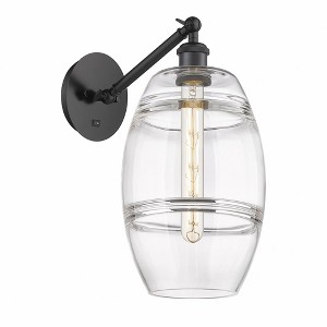 Vaz - 1 Light Arm Adjusts Up and Down Wall Sconce In Industrial Style-9.88 Inches Tall and 8 Inches Wide - 1 of 1