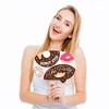 Big Dot of Happiness Funny Donut Worry, Let's Party - Doughnut Party Photo Booth Props Kit - 10 Piece - 2 of 4