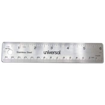 Westcott Stainless Steel Office Ruler with Non Slip Cork Base, 18 Inches