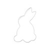 Unique Bargains Cookie Mould Cutter Rabbit Head Shaped Dishwasher Safe Stainless Steel Silver Tone 1Pcs - 4 of 4