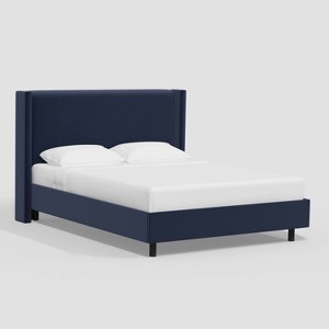 Austin Wingback Platform Bed in Luxe Velvet - Threshold™ - 1 of 4