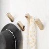 BWE Rectangle Bathroom Robe Hook and Towel Hook Knob in Stainless Steel - 4 of 4