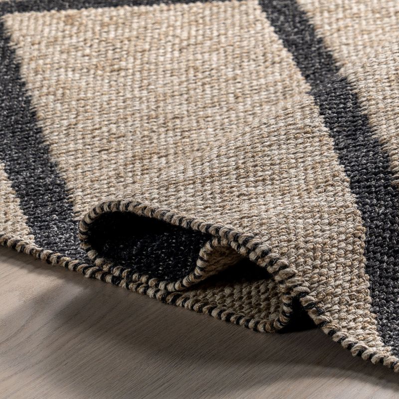 nuLOOM Bronte Geometric Reversible Wool Blend Area Rug, 4 of 10