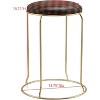 Kings Brand Furniture 4-Pack Stack Stools, Upholstered w/Metal Legs Backless Stackable  Bar and Counter Height Stool, Dining Room Kitchen Chairs - 3 of 4