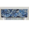 RLF Home 100% Cotton Baja Petticoat  Fully lined Windows Rod Pocket Valance 50" x 15"  Navy - 3 of 4