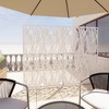 Gulches Metal Privacy Screens，W3.8Ft*H6Ft Divider with Free Standing Decorative Privacy Screen for Balcony Patio Garden Room Divider - 2 of 4