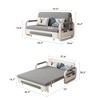 Luck Live 62.2in.Multifunctional Storage Sofa Bed - 2 of 4