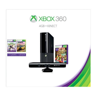 Xbox 360 4GB Kinect Bundle + Forza Horizons, Kinect Sports, and Kinect Adventures - Target Exclusive