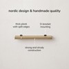 MH London Hamish 24" Wall Mounted Shelves Mango Wood - 3 of 4