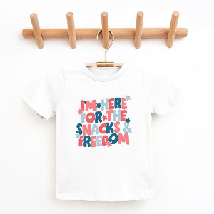 The Juniper Shop I'm Here For The Snacks Toddler Short Sleeve Tee - 1 of 2