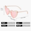 Anna-Kaci Active Women's Vibrant Heart-Shaped Fashion Sunglasses UV400 Protection - 4 of 4