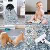 Hallway Runner Rug Washable Soft Vintage Area Rugs for Bedroom Living Room Kitchen Non Slip Floor Runner for Indoor Home Decor Stain - 4 of 4