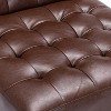NicBex PU Fabric Accent Chair,Upholstered Living Room Chairs with Mid-Height Backrest and Tufted Stitching,Accent Chairs for Living Room - 4 of 4