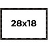 PosterPalooza | 28x18 Bamboo Picture Frame, UV Acrylic, 4 Finishes - Brown, Black, Gold, and Natural - 2 of 4