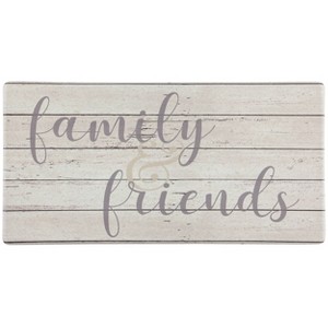 39" x 20" PVC Friends and Family Anti-Fatigue Kitchen Floor Mat - J&V Textiles: Indoor/Outdoor Medium Pile Rug - 1 of 3