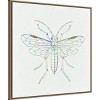 Amanti Art Dragonfly Drawing by Sarah Leonard Framed Wall Art Print - 2 of 4