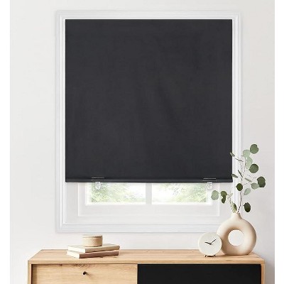100% Blackout Roller Shades (36''W x 72''H, Black)