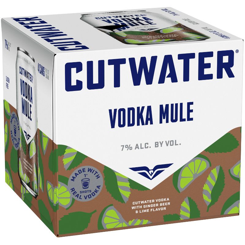 Cutwater Fugu Vodka Mule Cocktail - 4pk/12 fl oz cans, 3 of 13
