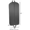 Deluxe Travel Garment Bag with two pockets (Black) - 2 of 4