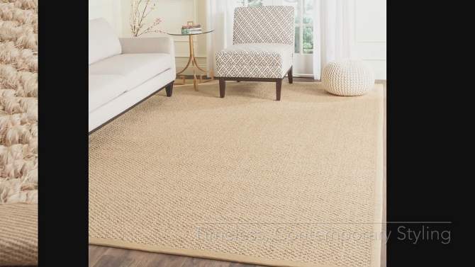 Natural Fiber NF525 Power Loomed Area Rug  - Safavieh, 2 of 4, play video