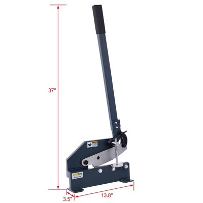Sheet Metal Plate Shear, Solid Construction Mounting Type Metal Shear, High Precision Manual Hand Plate Shear