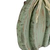 Northlight 12" Green Weathered Fall Harvest Wooden Pumpkin Table Decoration - 4 of 4